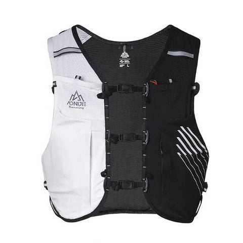 Chaleco AONIJIE PRO 10L - blanco-negro